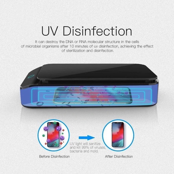 UV Multifunction Sterilizer Sanitizer Portable Black Box - Picture 6 of 9